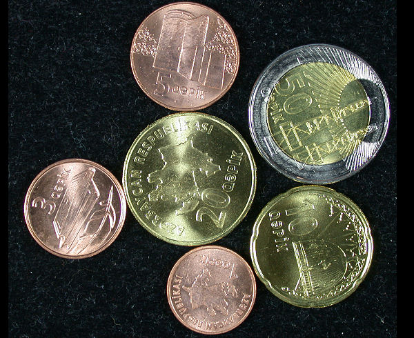 Azerbaijan Set of 6 Coins